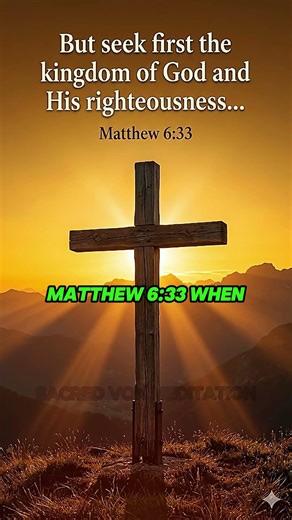 PUT GOD FIRST AND EVERYTHING WILL FALL INTO PLACE – MATTHEW 6:33