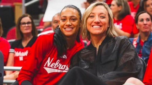 "Weird to be playing against your coach"- Harper Murray gets honest on facing Jordan Larson in Nebraska Volleyball's alumni match