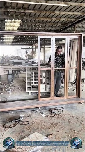 Space Saving: Smart Folding Wooden Door Innovation 🚪