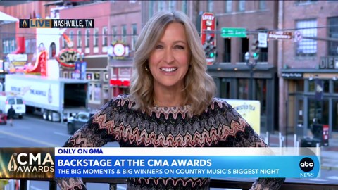 Backstage at the 2024 CMA Awards