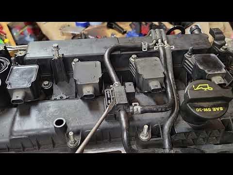 2013 Ford Edge 2.0 solenoid, valve and sensor locations with parts list.