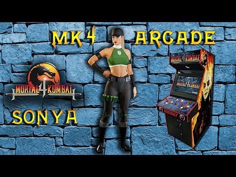 Mortal Kombat 4 ARCADE MAME 2019 | Sonya Playthrough (Master II)