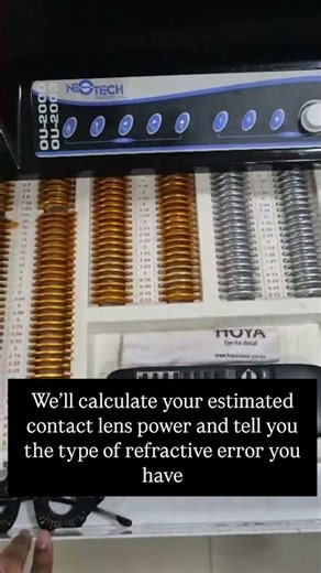 Lets find your contact lens power and refractive error #refractiveerrors #docomment #contactlenses