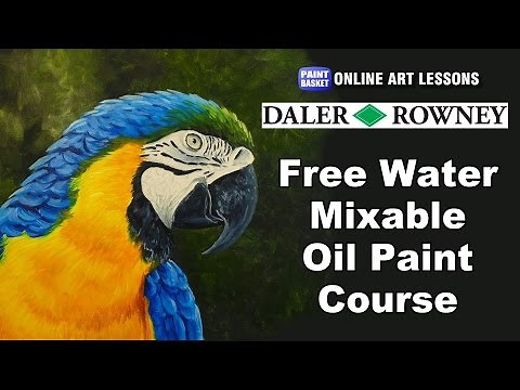 how to paint with water mixable oil paint course invite