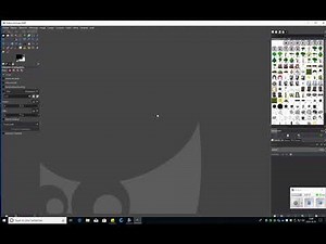 GIMP préférences et table de travail