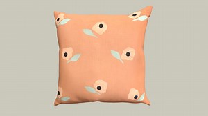 Floral Poppy Pillow CZH - DSLR Photogrammetry - 3D model by Lenscloud3D