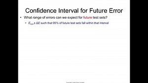 Confidence Interval for Generalization