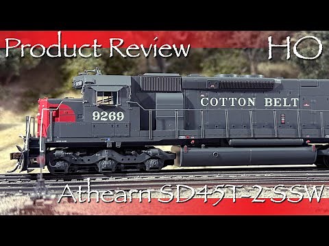 Product Review HO Athearn SD45T-2 SSW - SP Tunnel Motor!