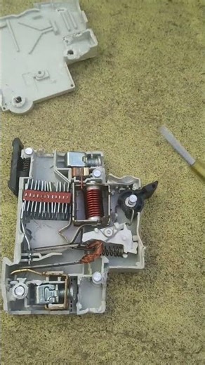 MCB complete working process opening seeing the parts