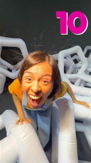 GIANT Inflatable Shapes! 🎈 Count with Christina ☺️ #123andres #kidsvideo