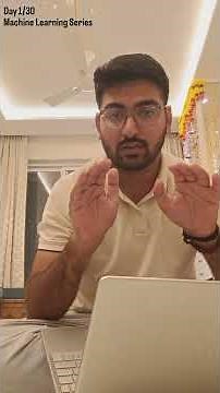 Day 1 of 30 Learning Machine Learning