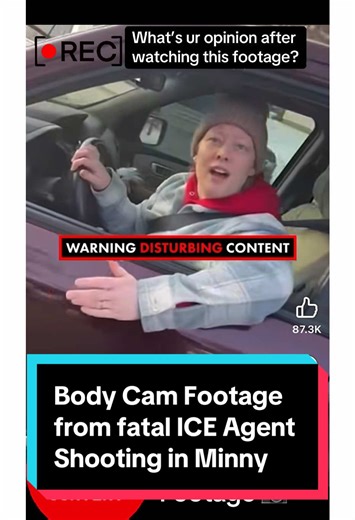 Body Cam Footage of ICE Shooting Incident in Minnesota