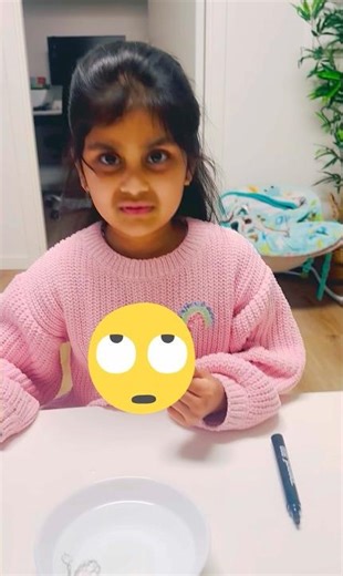 Veda tries floating marker trick but it goes wrong 😂 #funny #viral #reels #cute #shorts #youtube