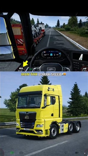 MAN THX 0-MAX SPEED 🕛 - #truckersofeurope3 #shorts