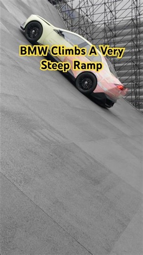 Car Climbs 55-Degree Ramp | BMW VDX Prototype Test