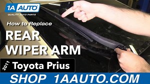 How to Replace Rear Wiper Arm 2010-15 Toyota Prius