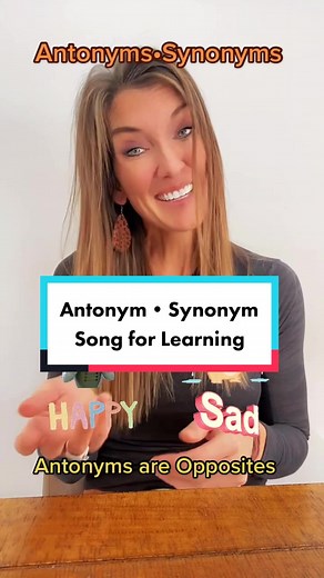 Antonyms and Synonyms song 🎵 #antonym #synonym #songsforlearning #mrssmithscatchysongs #antonyms #synonyms #elementaryteacher #teachertok2023 #crazycatchy