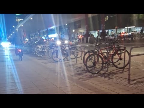 THE CITY OF BREMEN IN THE NIGHT