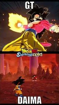 ASI ES GOKU KID GT Y DAIMA EN DRAGON BALL SPARKING ZERO