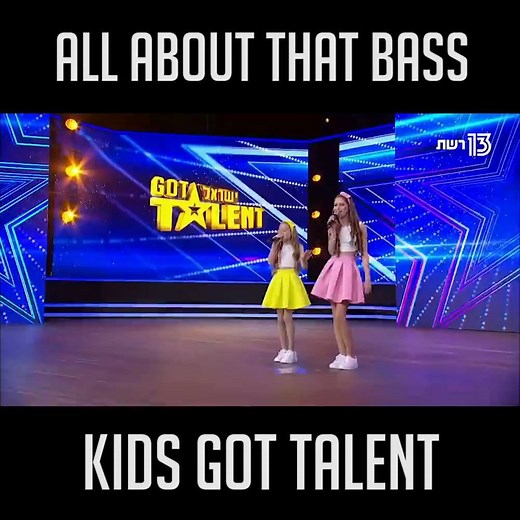 Sisters singing All about that bass.🎵 Great talent and vocals! | GO Music