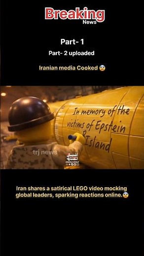 Iran shares a satirical LEGO video mocking global leaders, sparking reactions online.🔥😨