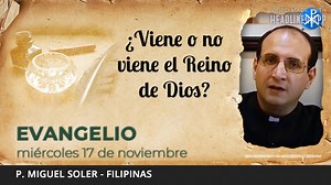Evangelio según San Lucas 19,11-28. Jesús dijo una parábola, porque estaba cerca de Jerusalén y la gente pensaba que el Reino de Dios iba a aparecer de un momento a otro. El les dijo: "Un hombre de familia noble fue a un país lejano para recibir la investidura real y regresar en seguida. Llamó a diez de sus servidores y les entregó cien monedas de plata a cada uno, diciéndoles: 'Háganlas producir hasta que yo vuelva'. Pero sus conciudadanos lo odiaban y enviaron detrás de él una embajada encarga