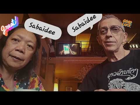 Apprentissage de la langue lao par un français qui aime l'Asie ! Bravo monsieur !👌👍👏