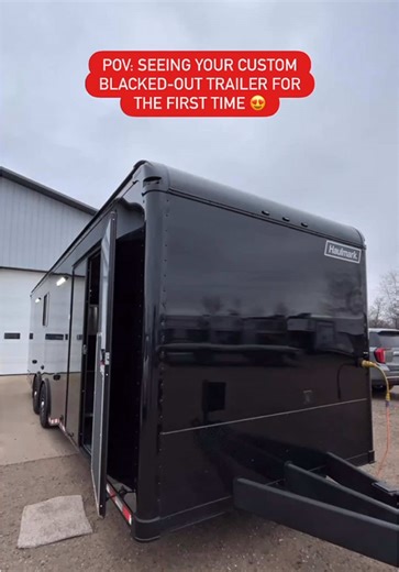 Need a trailer built just for you? We can help design one that fits your style, your needs, and how you actually use it 😍 Call or text us at 715-879-4916 to start building your custom trailer! #haulmark #customtrailer #builtforyou #fyp #trailertok