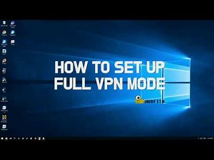 [Mudfish] How to set up Full VPN mode