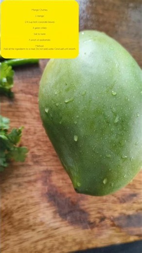 Mango chutney recipe