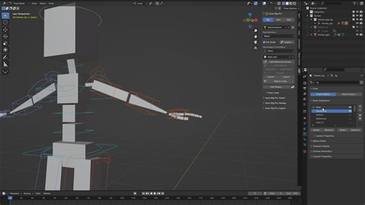 Auto-Rig Pro- Rig Library - Add Custom Bones in Blender 4