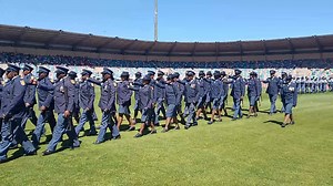 112K views · 2.3K reactions | [HAPPENING NOW] SAPS and law enforcement officers march onto the field at Dr Rantlai Petrus Molemela Stadium in Bloemfontein, Free State as the launch of the #SaferFestiveSeason kicks off. #MoreBootsOnTheGround #PoliceVisibility | South African Police Service | Facebook