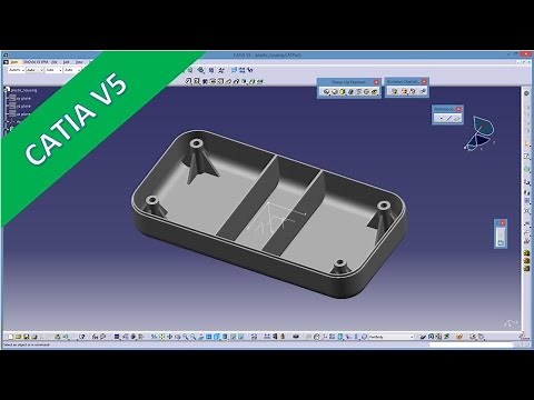 11.5 Plastic casing - Catia v5 Training - Stiffener - Union trim - Pattern solid