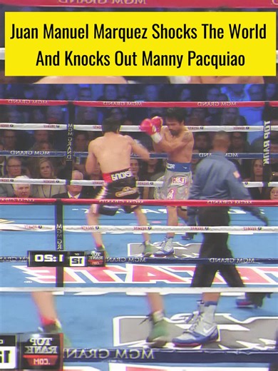 3M views · 38K reactions | Juan Manuel Marquez Shocks The World & Knocks Out Manny Pacquiao #boxing #mannypacquiao #pacquiao | Boxing USA | Facebook