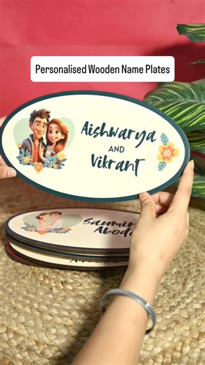 Chitrachaya.com ™ | ✨ Our Best-Selling Wooden Name Plates — Each one is handcrafted, personalised, and designed to make every doorway feel like home. 🏡💫 From... | Instagram