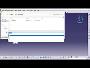How to import (.cgr, .igs, .model, .stl, .stp) files from catia V5