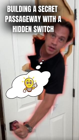 DIY Hidden Doorway | Creating a Secret Passage With a Switch