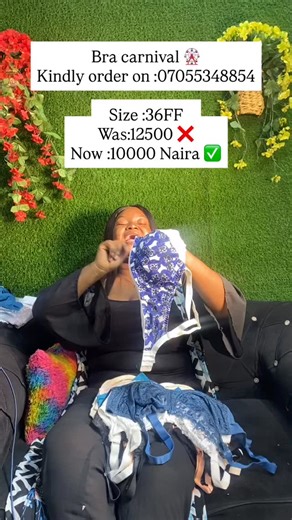 HIGH QUALITY UK NEW&THRIFT LINGERIE BRA IN LAGOS on Instagram: "Bra carnival 🎡 Kindly order on :07055348854 Size :36FF Was:12500 ❌ Now :10000 Naira ✅"