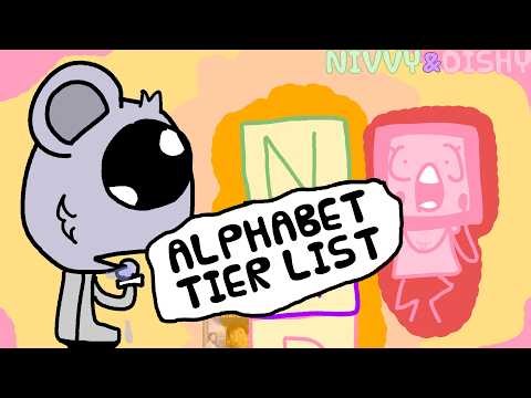 Ranking the Alphabet Tier List (By Taste)