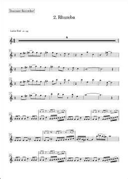 Descant Recorder and Harpsichord "Rhumba" from "Four Jazz Age Caricatures"