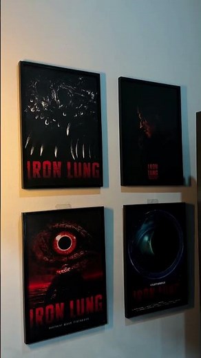 Iron Lung Poster Set – Creature & Red Eye Horror Wall Art Display