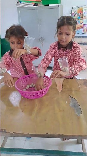 fun with Glass & goli #challenge #activties #games