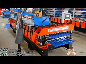 Corrugated iron roofing sheet making machine