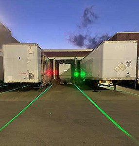 Trucks Trailers Dock Safety Guide Laser Line Projector Docking Assist Parking System Virtual Reversing Aid lane