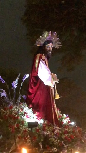 Procesión del Silencio, Jesús Nazareno acompañado de San Pedro, Catedral Metropolitana de San José