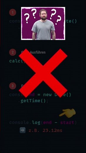 So einfach ist Performance Messung in JavaScript & NodeJS #javascript #tutorial #coding