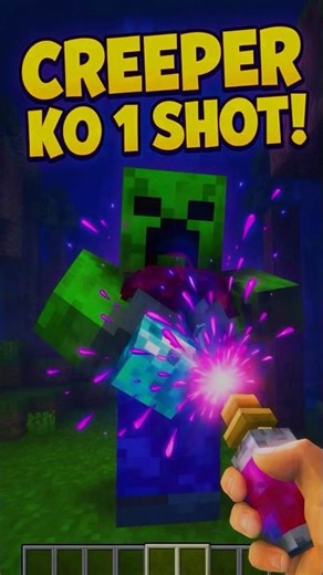 Creeper Ko Potion Se Kaise Haraye? | Minecraft Mein Magical Trick
