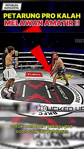 PETARUNG PRO BOXING INI KALAH MELAWAN AMATIR!! #sport #ufc #mma #boxing #sports