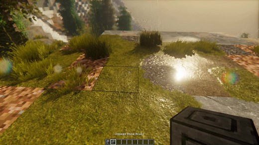 Building with Stone Blocks in Minecraft