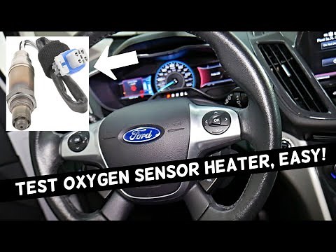 HOW TO TEST OXYGEN SENSOR HEATER ON FORD FOCUS FIESTA ESCAPE EDGE F150 FUSION EDGE F-150 TRANSIT